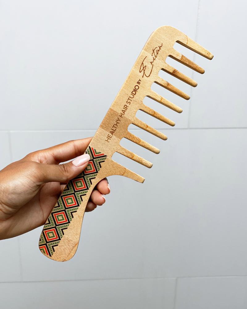 Ankara Print 100% Anti-Static Seamless Comb