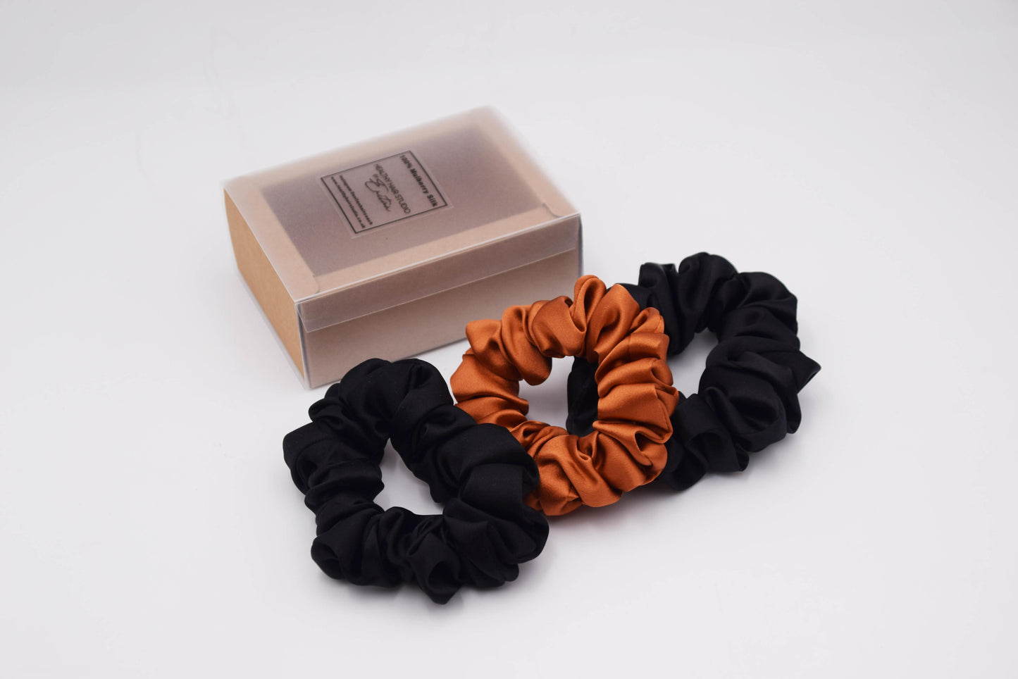 Mulberry Silk Scrunchies - 3 Large size